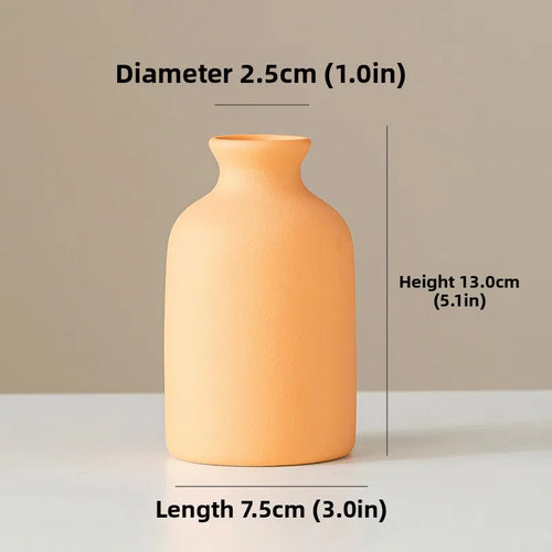Ceramic Vase White Flower Pot Nordic Decorative Vase Dry Flower Vases for Home Living Room Desktop Decor Ваза Для Цветов