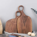 Creative Black Walnut Vegetable Board, Wooden Steak Bread Tray, Solid Wood Cutting Board Set, Complementary Food Board
