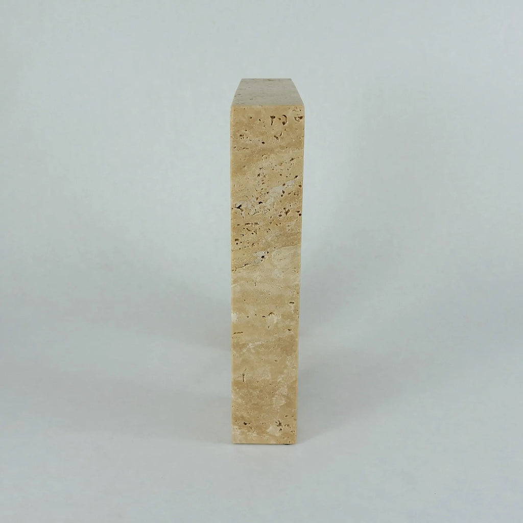 Travertine Sculpture | Arch Design Natural Stone Object | Modern Home Decor | Interior Statement Piece | Jumeirah