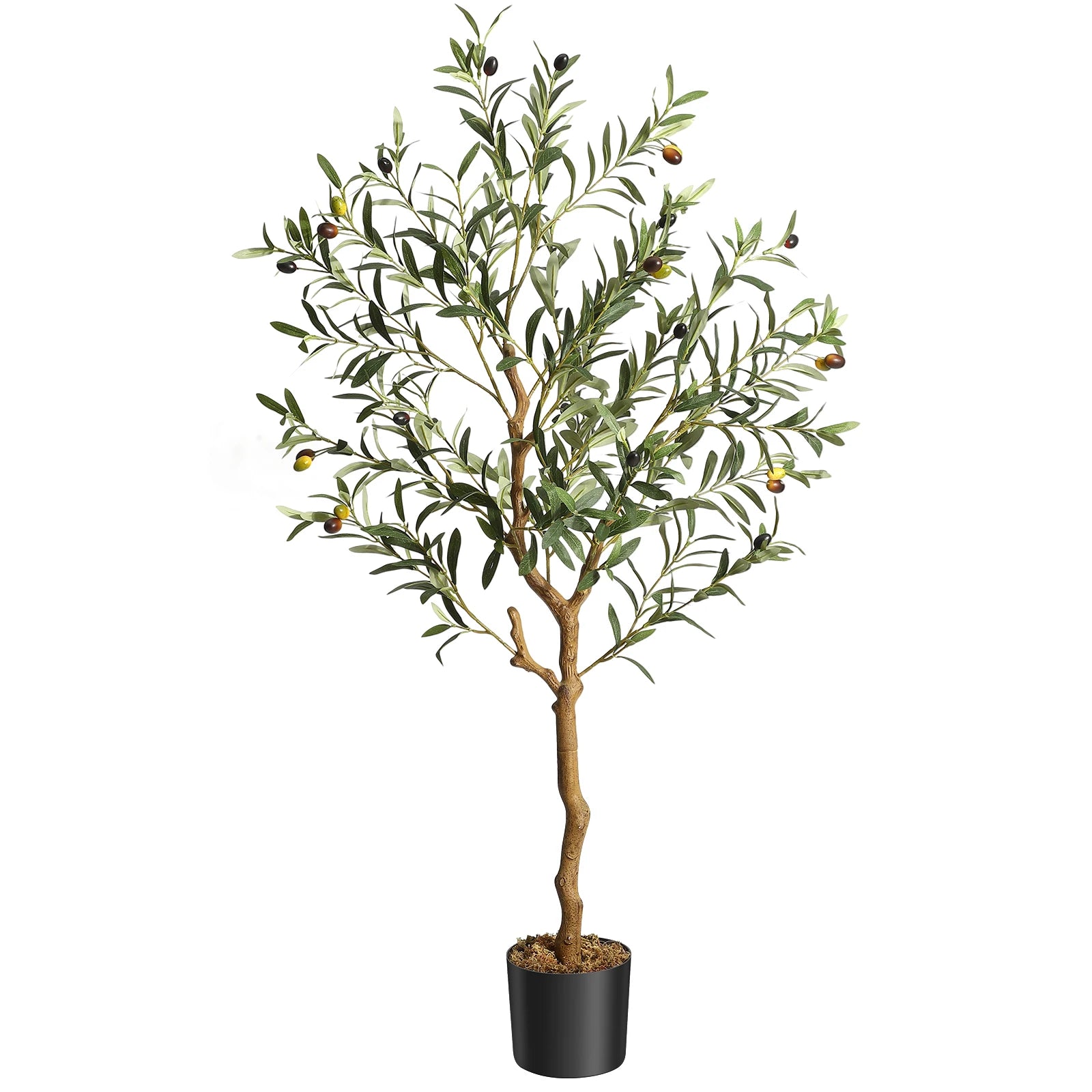 Artificial Olive Tree 120/150/180Cm-Artificial Plants with Wood Trunk for Living Room Office Decor, Spring Decoration
