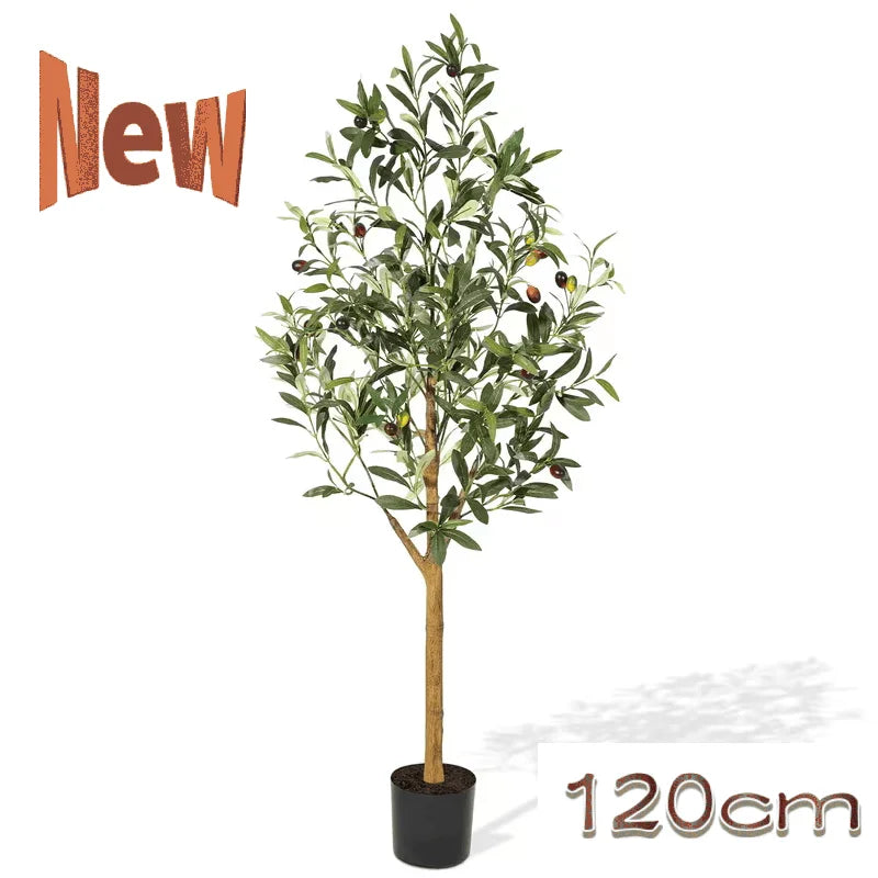 Artificial Olive Tree 120/150/180Cm-Artificial Plants with Wood Trunk for Living Room Office Decor, Spring Decoration