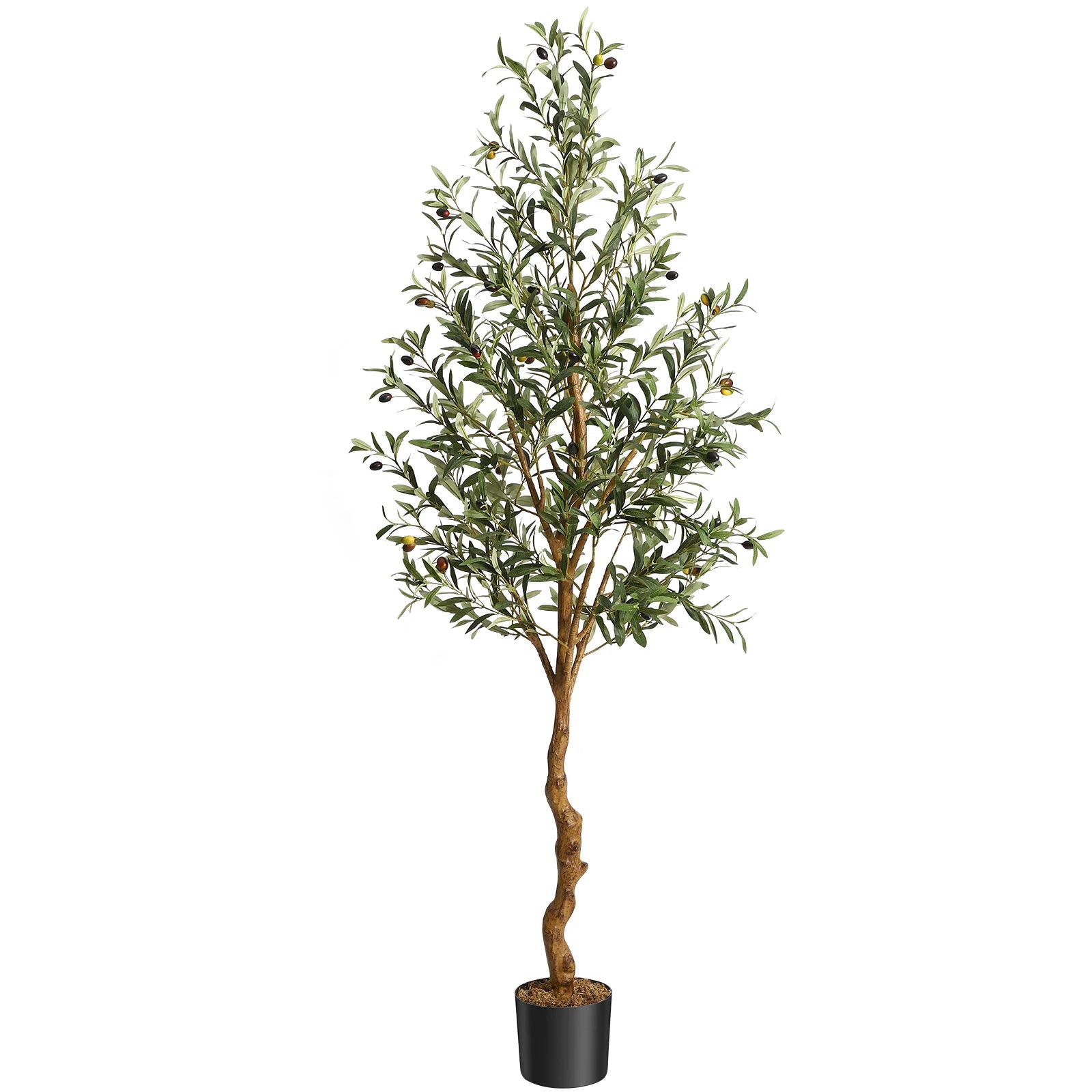 Artificial Olive Tree 120/150/180Cm-Artificial Plants with Wood Trunk for Living Room Office Decor, Spring Decoration