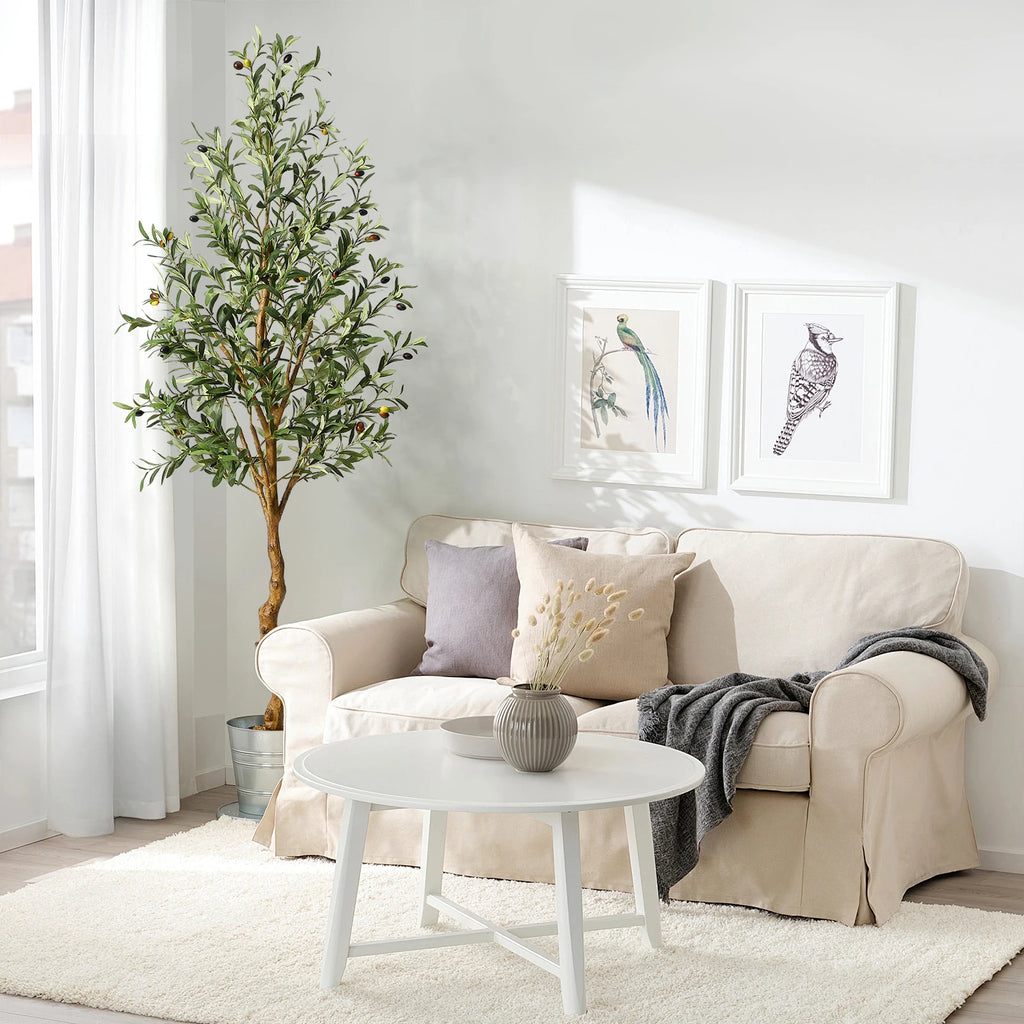 Artificial Olive Tree 120/150/180Cm-Artificial Plants with Wood Trunk for Living Room Office Decor, Spring Decoration
