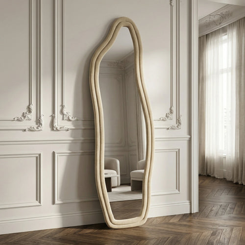 Foot Mirror 160X50 Cm, Wall Mirror, Organic Mirror with Aluminum Alloy Frame, Mirror Tempered Glass Door, Mirror
