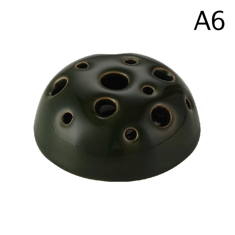 Japanese Style Ikebana Vase Ceramic Lotus Seedpod Zen Tea Table Desktop Flower Arrangement Utensils Ceramic Stone Sand Decor