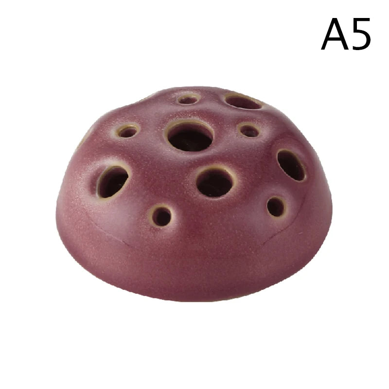 Japanese Style Ikebana Vase Ceramic Lotus Seedpod Zen Tea Table Desktop Flower Arrangement Utensils Ceramic Stone Sand Decor