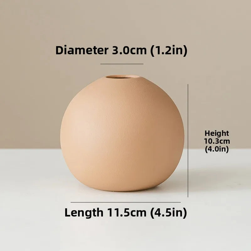 Ceramic Vase White Flower Pot Nordic Decorative Vase Dry Flower Vases for Home Living Room Desktop Decor Ваза Для Цветов