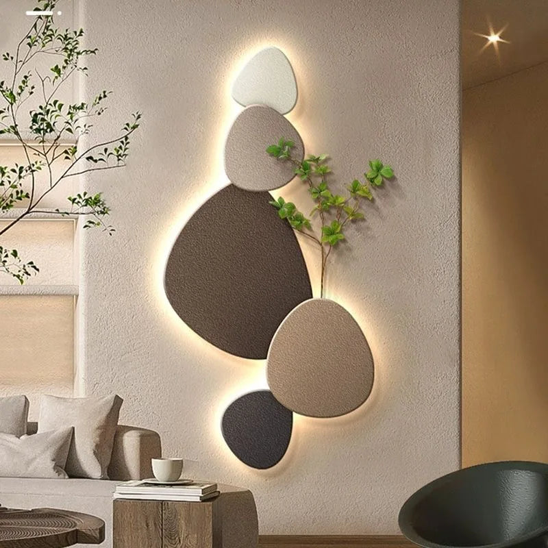 New-Style Living Room Porch Decorative Crystal Ceramic Wall Lamps, Corridor Passageway LED Wall Lamps, Picture Wall-Mounted Lamp