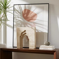 Travertine Sculpture | Arch Design Natural Stone Object | Modern Home Decor | Interior Statement Piece | Jumeirah